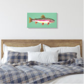 Regenbogenforelle Leinwanddruck (Insitu (Schlafzimmer))