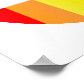 Regenbogenforelle Liebe.. Herzmädchen. Poster (Ecke)