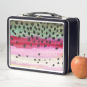 Regenbogenforelle Metall Brotdose (Beispiel)