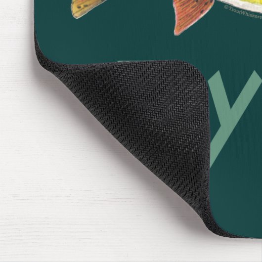 Regenbogenforelle Mousepad (Ecke)