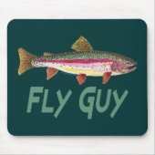Regenbogenforelle Mousepad (Vorne)