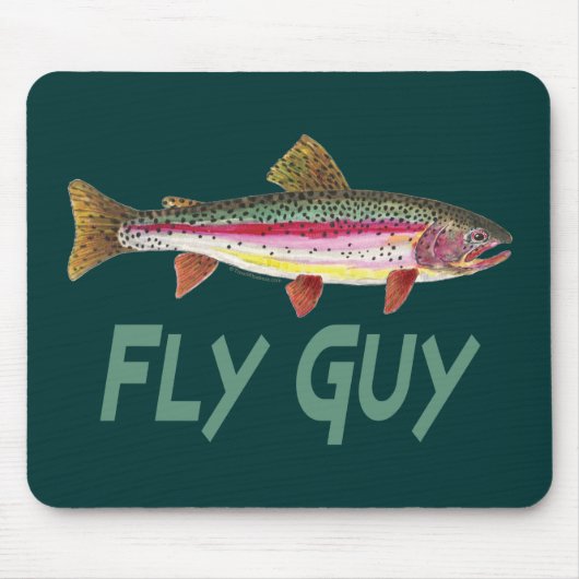 Regenbogenforelle Mousepad (Vorne)