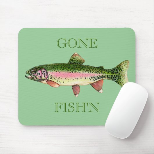 REGENBOGENFORELLE MOUSEPAD (Mit Mouse)