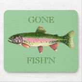 REGENBOGENFORELLE MOUSEPAD (Vorne)