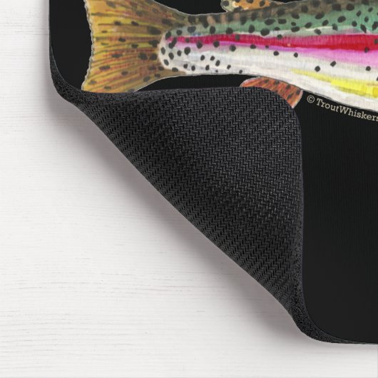 Regenbogenforelle Mousepad (Ecke)