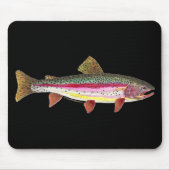 Regenbogenforelle Mousepad (Vorne)