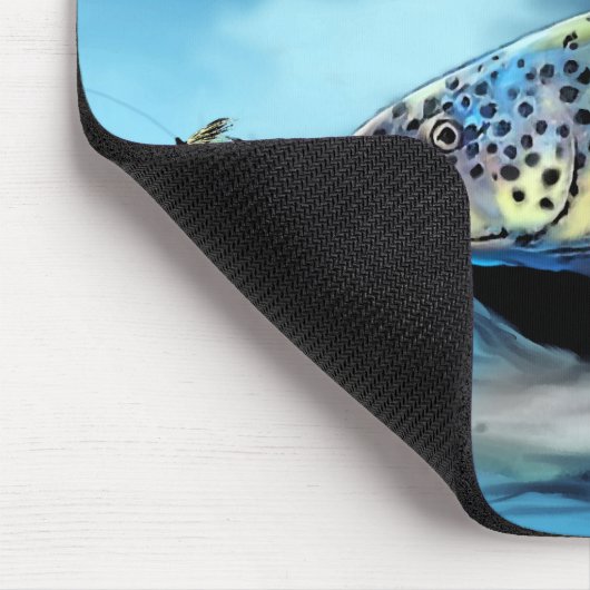 Regenbogenforelle Mousepad (Ecke)