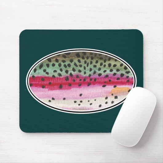 Regenbogenforelle Mousepad (Mit Mouse)
