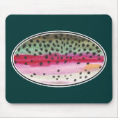 Regenbogenforelle Mousepad (Vorne)
