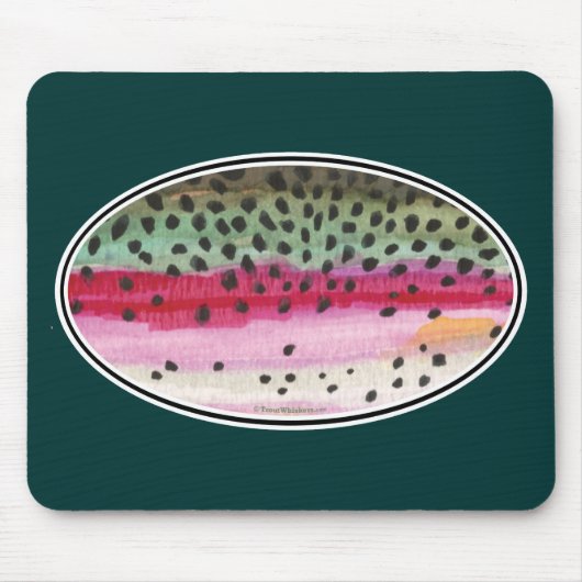 Regenbogenforelle Mousepad (Vorne)