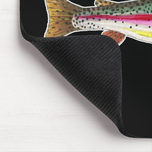 Regenbogenforelle Mousepad (Ecke)