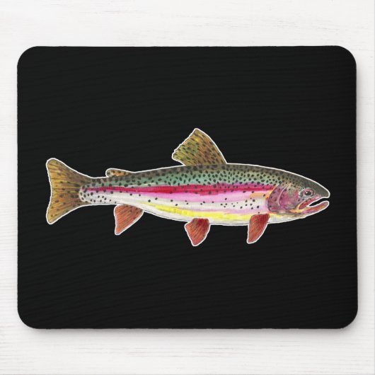 Regenbogenforelle Mousepad (Vorne)