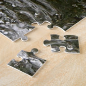 Regenbogenforelle nimmt den Weißwurmfang Puzzle (Seite)