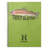 Regenbogenforelle Notizblock (Vorderseite)