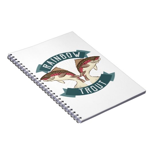 Regenbogenforelle Notizblock (Rechte Seite)