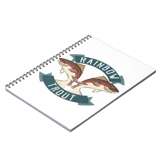 Regenbogenforelle Notizblock (Linke Seite)