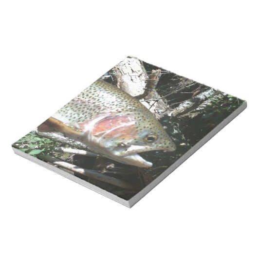 Regenbogenforelle Notizblock (Rotiert)