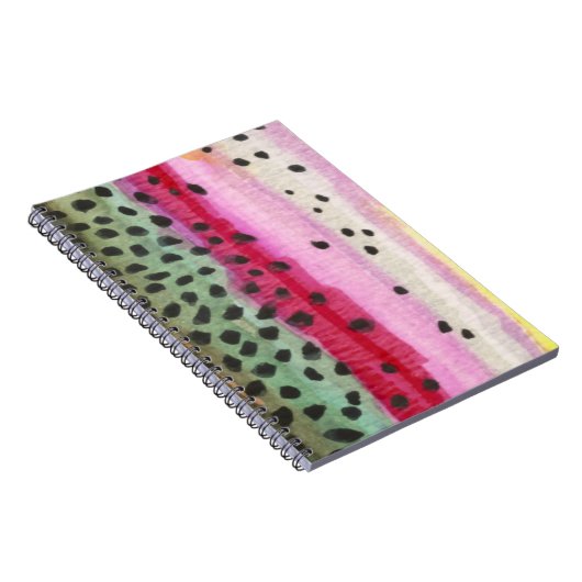 Regenbogenforelle Notizblock (Rechte Seite)