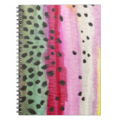 Regenbogenforelle Notizblock (Vorderseite)