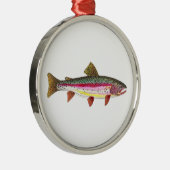 Regenbogenforelle Ornament Aus Metall (Rechts)