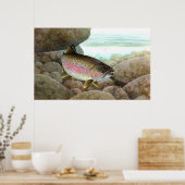 Regenbogenforelle Poster (Küche)