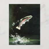 Regenbogenforelle Postkarte (Vorderseite)