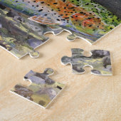 Regenbogenforelle Puzzle (Seite)