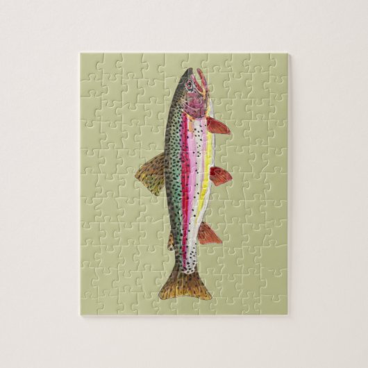 Regenbogenforelle Puzzle (Vertikal)