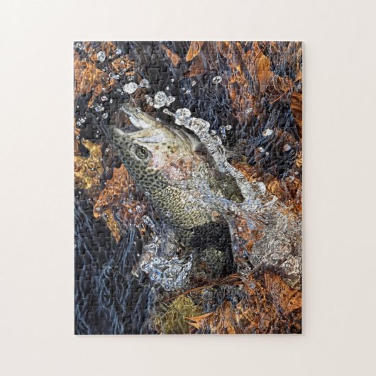 Regenbogenforelle Puzzle (Vertikal)