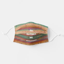 Regenbogenforelle schauen, ich fische lieber Mund-Nasen-Maske aus stoff