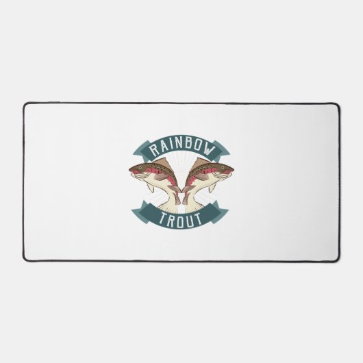 Regenbogenforelle Schreibtischunterlage (Vorderseite)