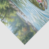 Regenbogenforelle Seidenpapier (Detail)