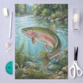Regenbogenforelle Seidenpapier (Handwerk)