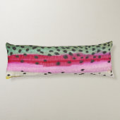 Regenbogenforelle Seitenschläferkissen (Rückseite)