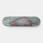 Regenbogenforelle-Skateboard Skateboard (Horizontal)