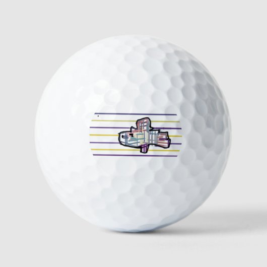 Regenbogenforelle Sommer Golfball (Vorderseite)