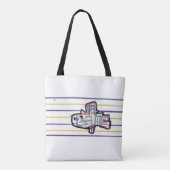 Regenbogenforelle Sommer  Tasche (Rückseite)