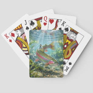 Regenbogenforelle Spielkarten