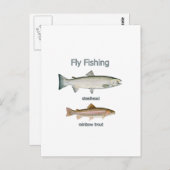 Regenbogenforelle - Steelhead Postkarte (Vorne/Hinten)