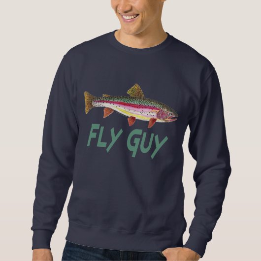 Regenbogenforelle Sweatshirt (Vorderseite)