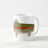 Regenbogenforelle-Tasse Kaffeetasse (VorderseiteRechts)