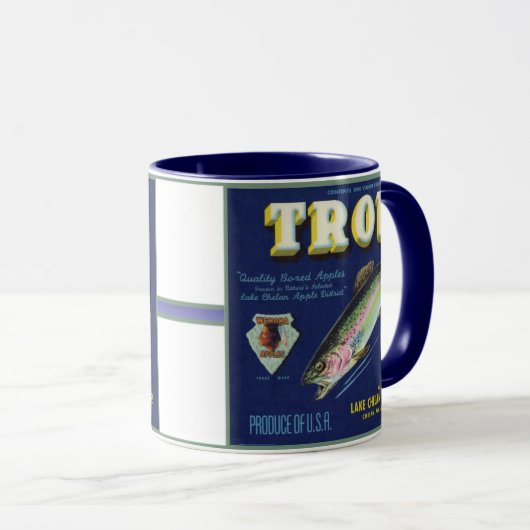 Regenbogenforelle-Tasse Tasse (VorderseiteRechts)