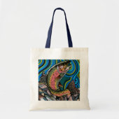 Regenbogenforelle Totbeutel Tragetasche (Vorne)