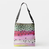 Regenbogenforelle Tragetaschen Mit Langen Trägern (Rückseite)