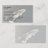 Regenbogenforelle Visitenkarte (Vorne/Hinten)