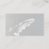 Regenbogenforelle Visitenkarte (Rückseite)