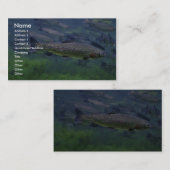 Regenbogenforelle Visitenkarte (Vorne/Hinten)