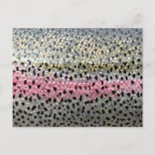 Regenbogenforelle von PatternWear© Postkarte (Vorderseite)