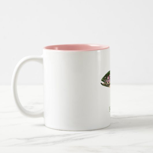 REGENBOGENFORELLE ZWEIFARBIGE TASSE (Links)