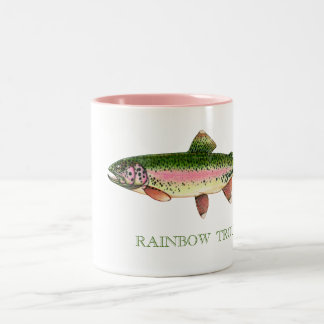 REGENBOGENFORELLE ZWEIFARBIGE TASSE